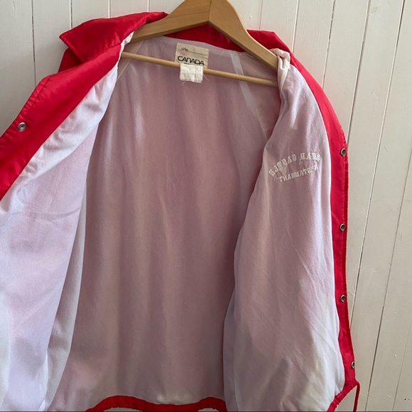 Vintage red Coaches jacket from Star Castle Restaurant - Picture 8 of 9